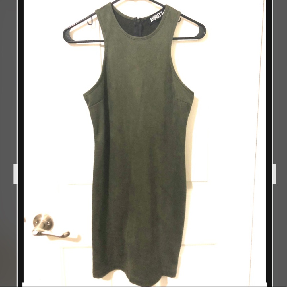 Green Suede Dress